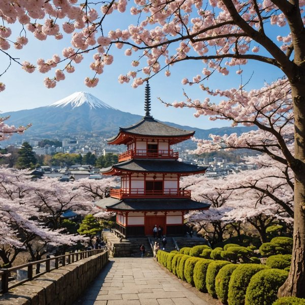 Comment organiser une visite des temples de Kyoto, Japon, pendant la floraison des cerisiers ?